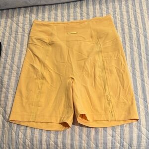 Gymshark Women's Mustard Bike Shorts